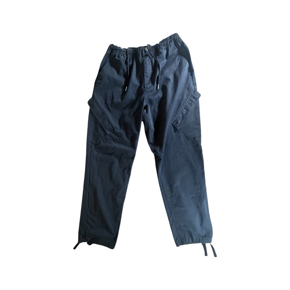 Jordan Cargo Pants Adult Large Black Flight Stretch Drawstring Mens‎